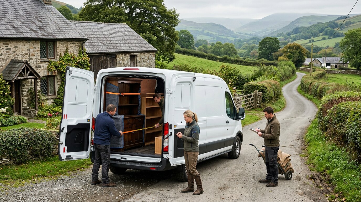 Collecting Items from Inland Wales by Van: A Two-Stop Planning Guide for Newtown and Lampeter